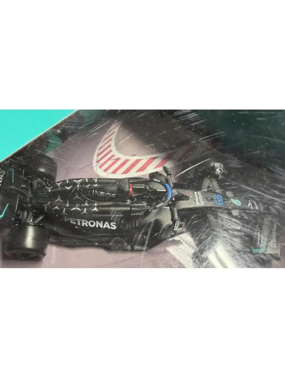 Bburago 1/43 Scale Mercedes-AMG F1 W14 E Performance Model Cars